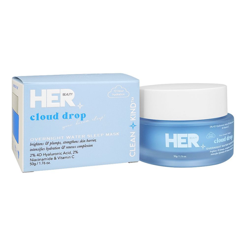 Her Beauty Overnight Water Sleep Mask (72 hours Hydration), 50g - Front View