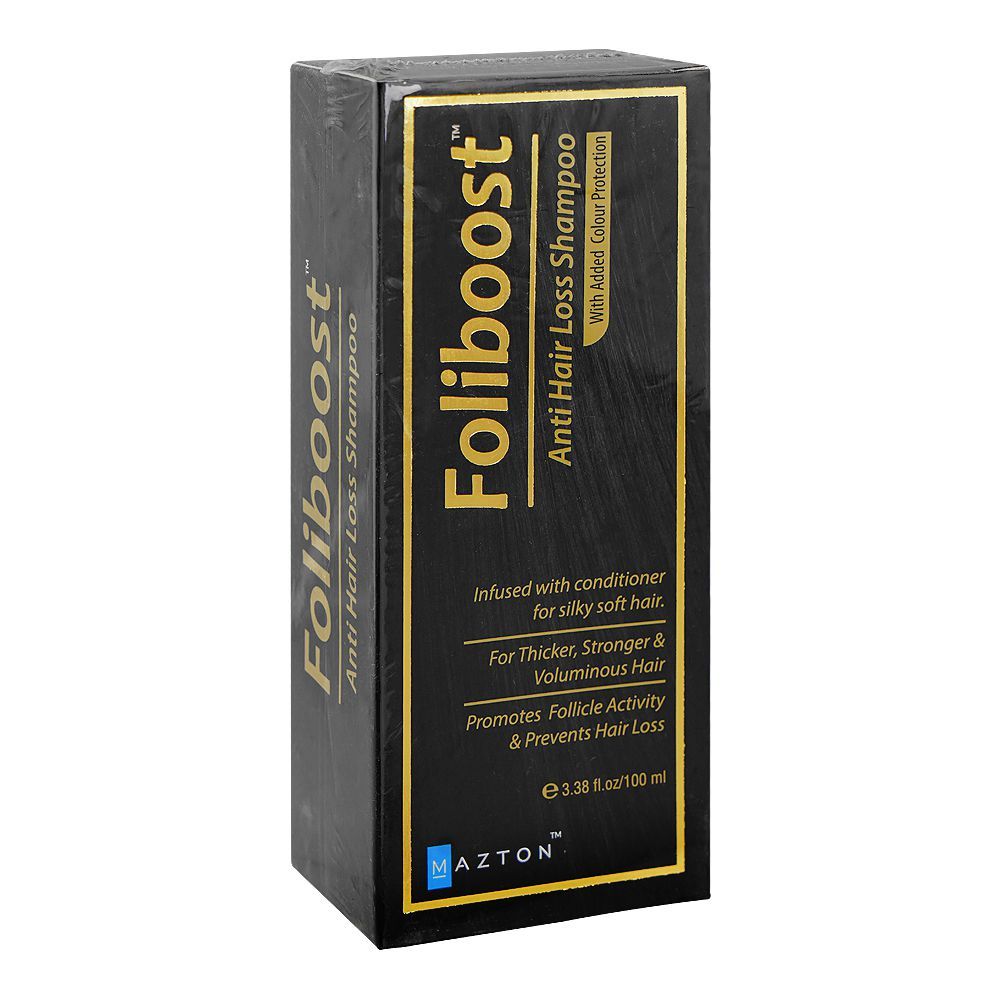 Foliboost Anti Hair Loss Shampoo, 100ml - Front View