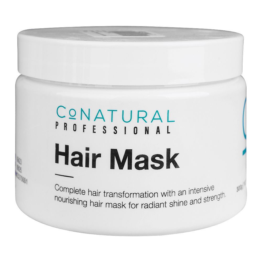 CoNatural Professional Hair Mask For Shiny and Strength Hair, 300g - Front View