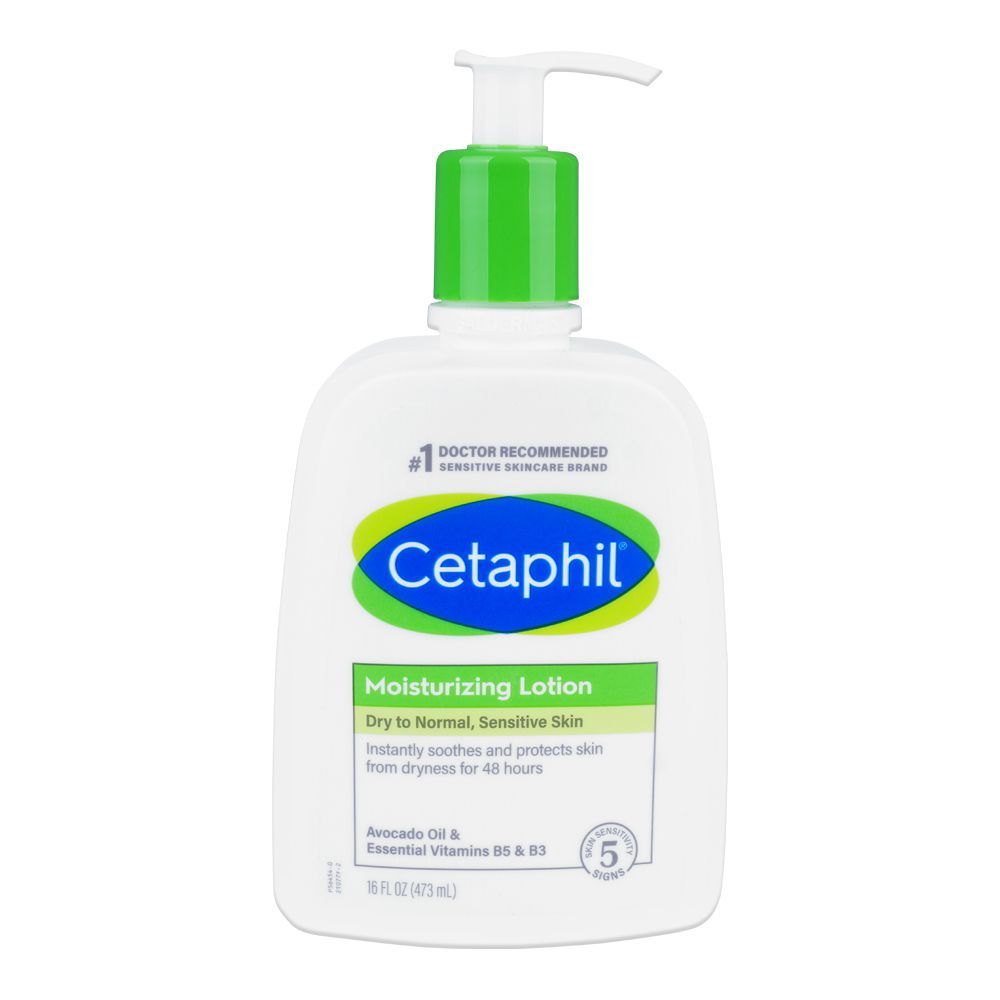 Cetaphil Lotion Moisturizing Dry To Normal, For Sensitive Skin, 473ml - Front View