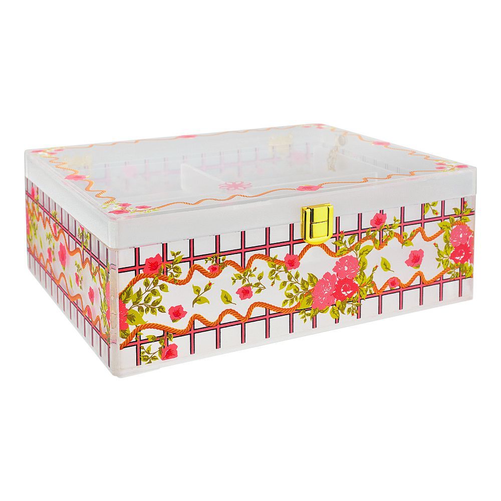 Kaligon Beauty Organizer, Medium, Frosted, 8008-F - Front View