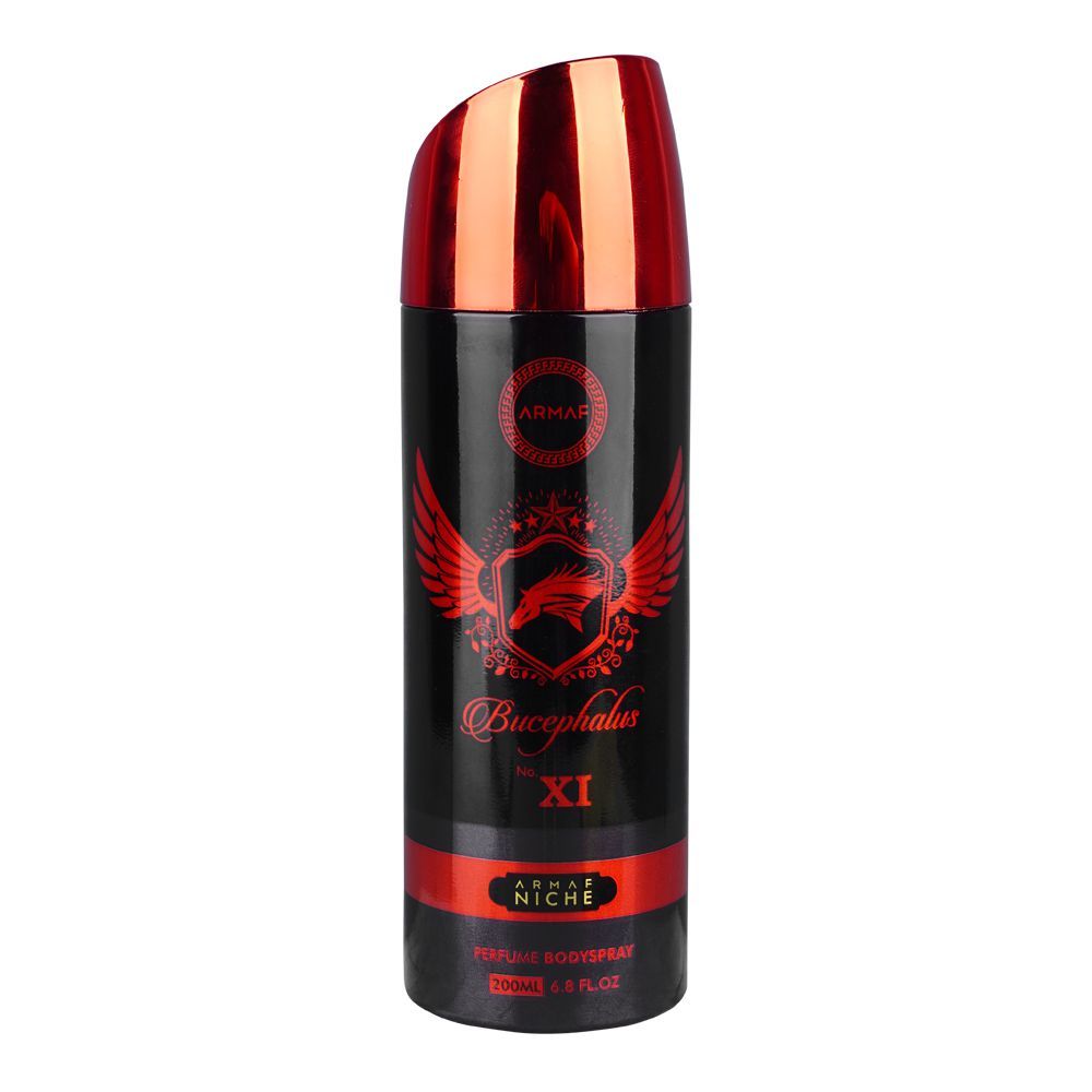 Armaf Bucephalus Body Spray, Deodorant For Men, 200ml - Front View