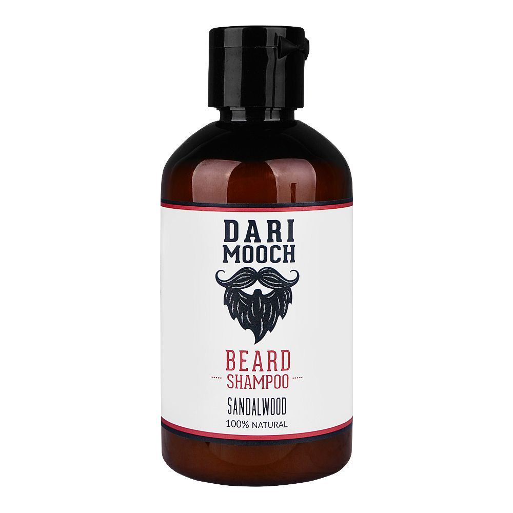 Dari Mooch Sandalwood Beard Shampoo, 120ml - Front View