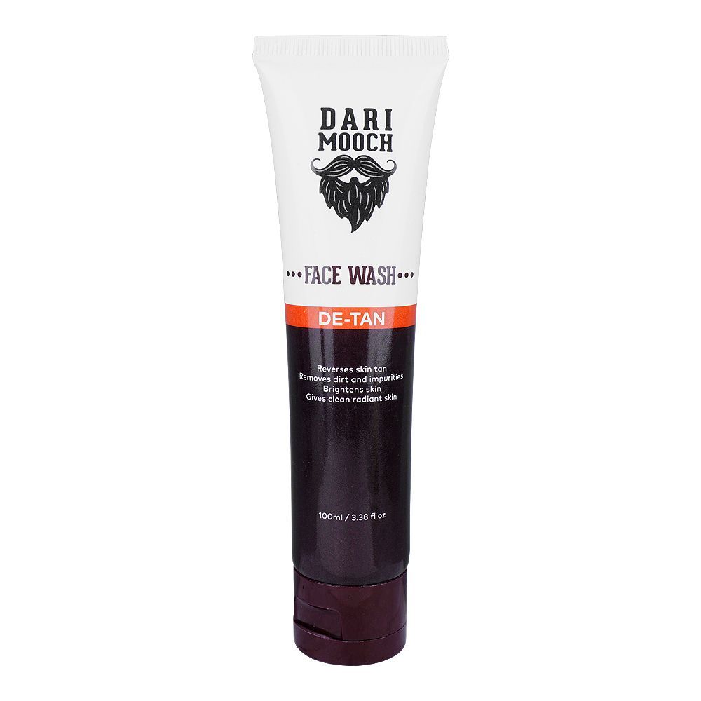 Dari Mooch De-Tan Face Wash, 100ml - Front View