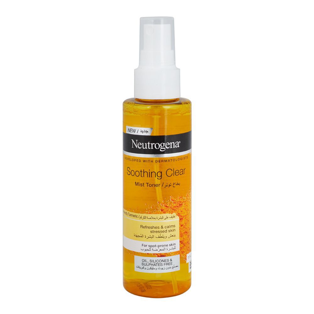 Neutrogena Soothing Clear Turmeric Mist Toner, 125ml - Front View