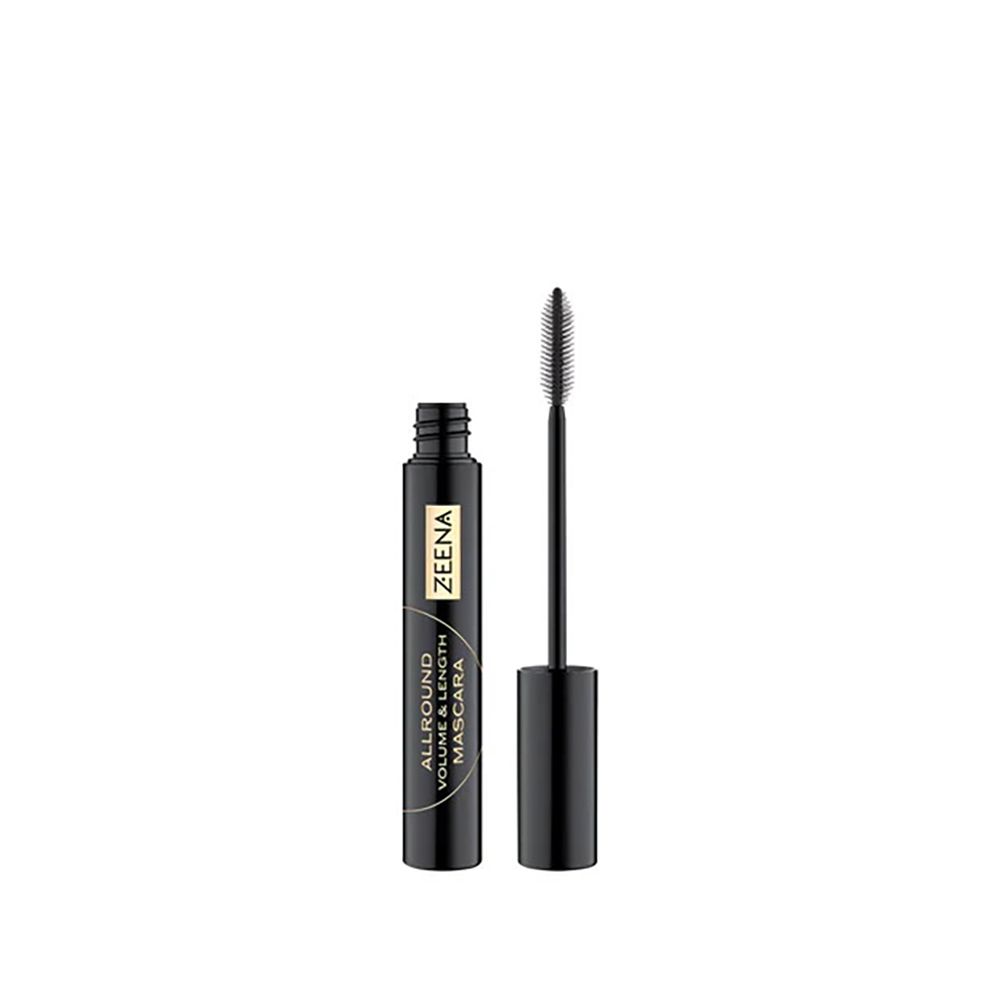 Zeena All Round Volume & Length Mascara, 010 Extreme Black - Front View