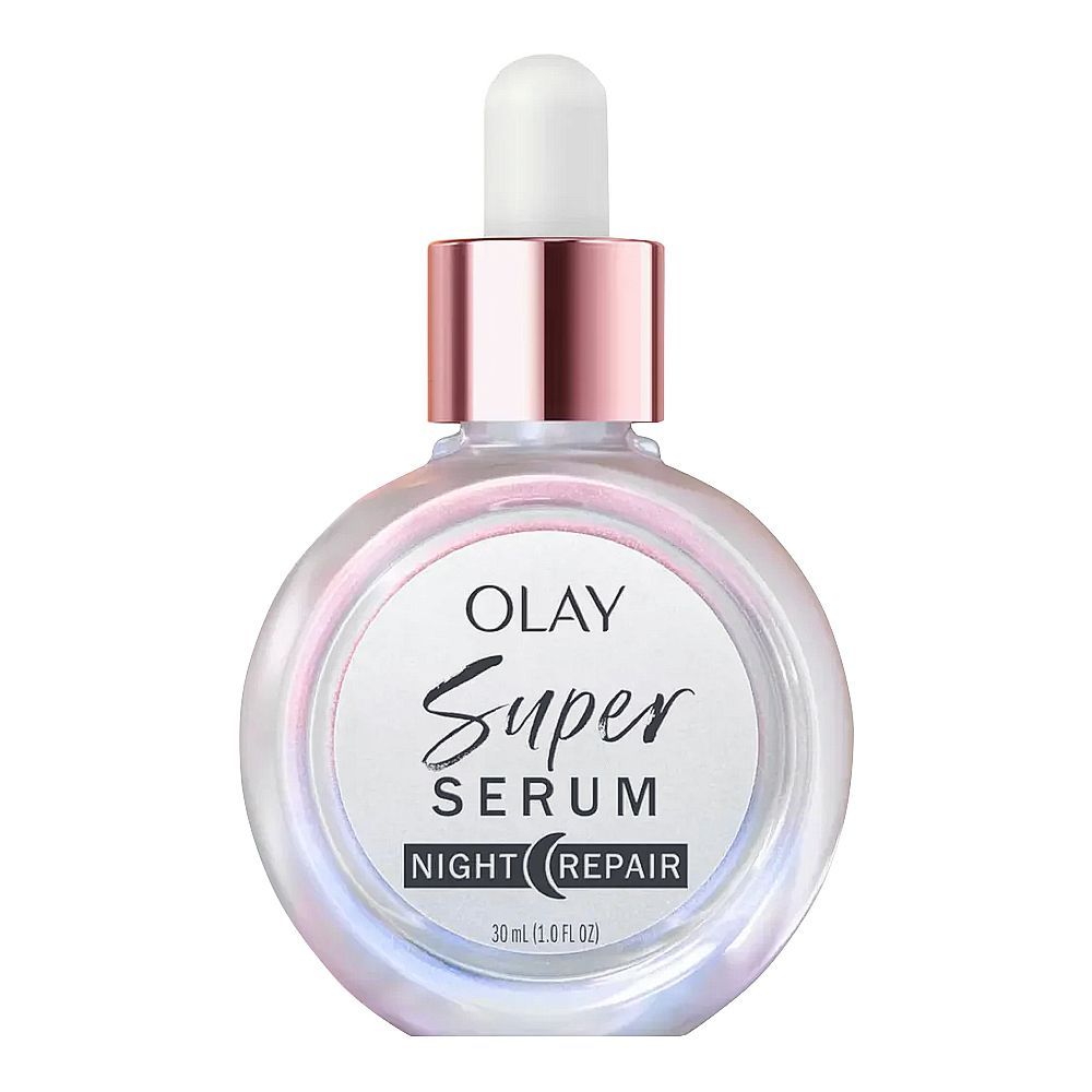 Olay 5in1 Benefit Night Repair Super Serum With Niacinamide, Glycerin, Peptide, Salicylic & Lactic Acid, 30ml - Front View