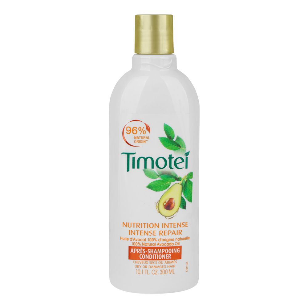 Timotei Nutrition Intense Repair Apres Shampooing Conditioner With Avocado Oil, For Dry and Damaged Hair, 300ml - Front View