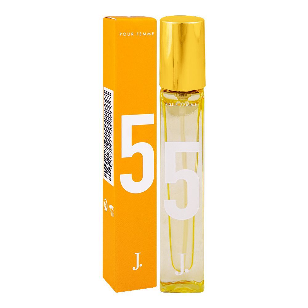 Junaid Jamshed J. 5 Pour Femme, For Women, 10ml - Front View