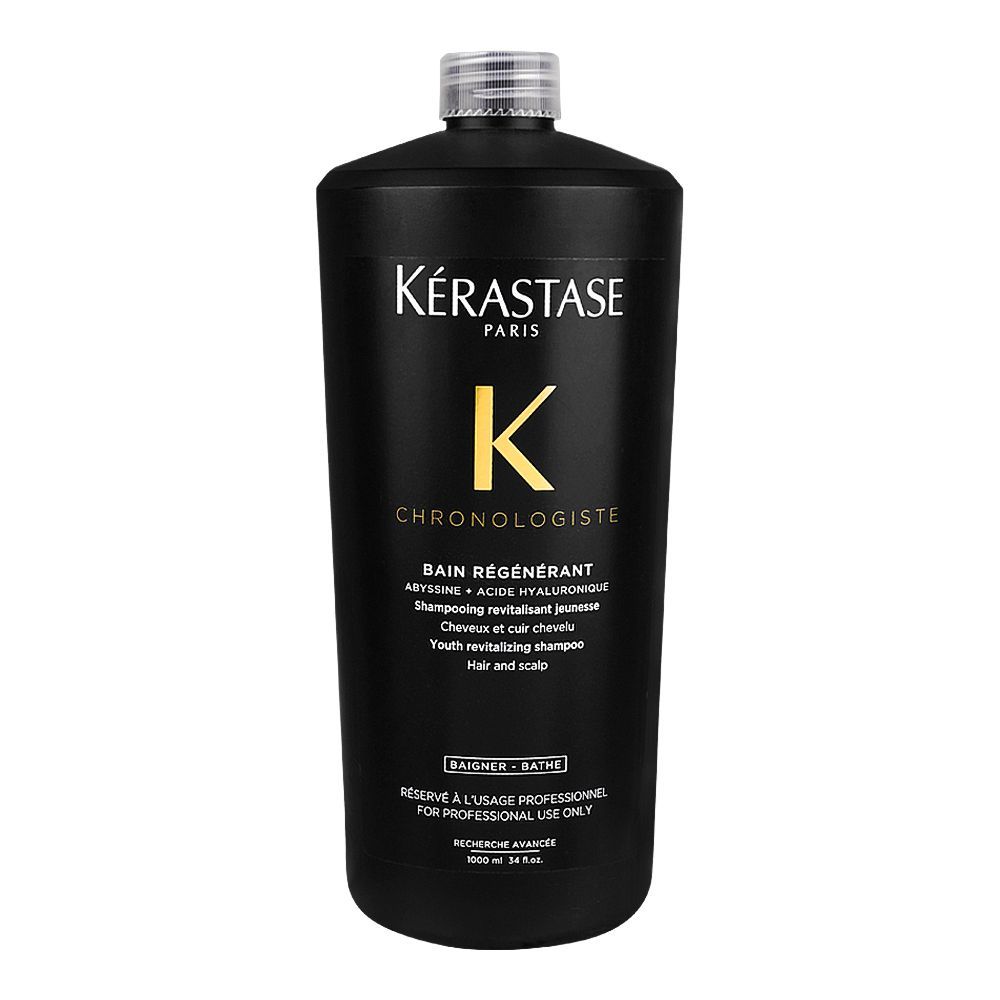 Kerastase Chronologiste Bain Regenerant Shampoo, For Hair And Scalp, 1000ml - Front View