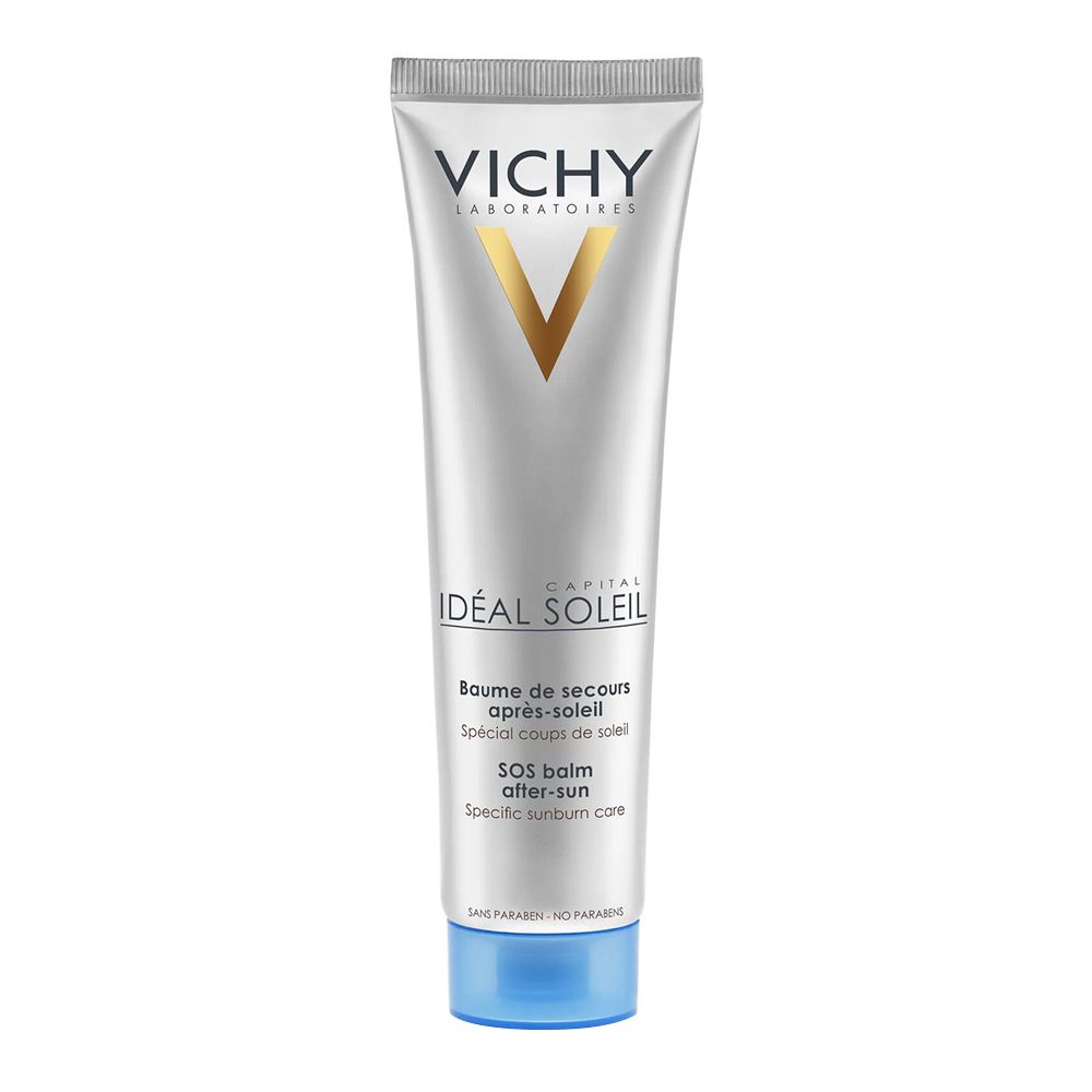 Vichy Capital Ideal Soleil After Sun SOS Balm Body Moisturizer, For All Skin Types, 100ml - Front View