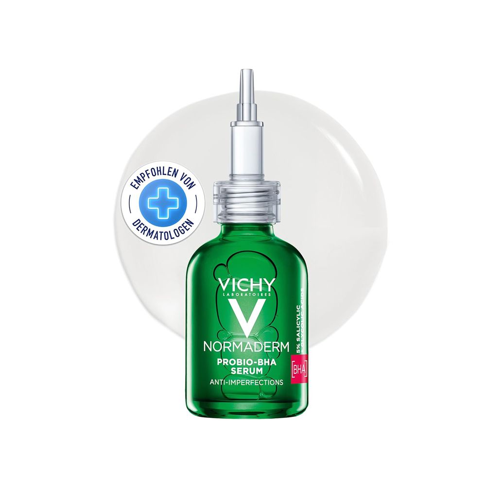 Vichy Normaderm Probio-Bha Anti-Imperfections Serum, For Oily Acne-Prone Skin, 30ml - Front View