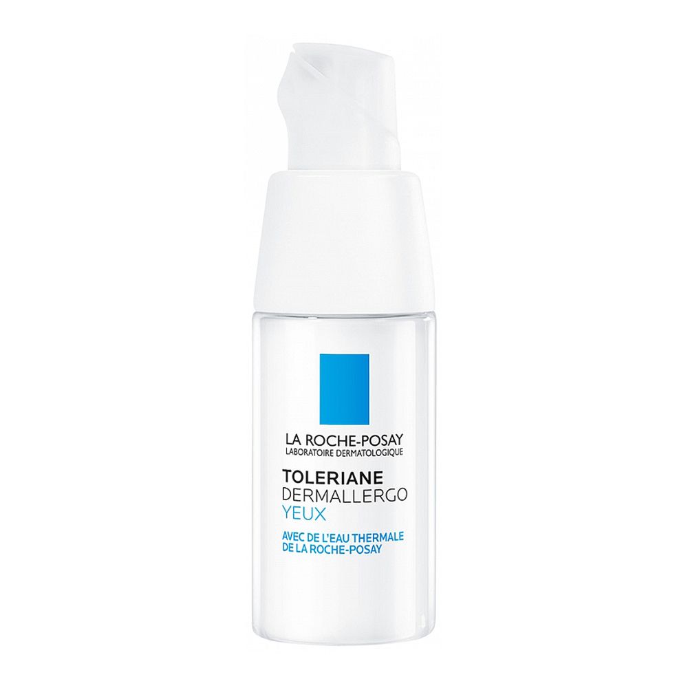 La Roche-Posay Toleriane Dermallergo Soothing and Moisturizing Eye Cream, For Sensitive Skin, 20ml - Front View