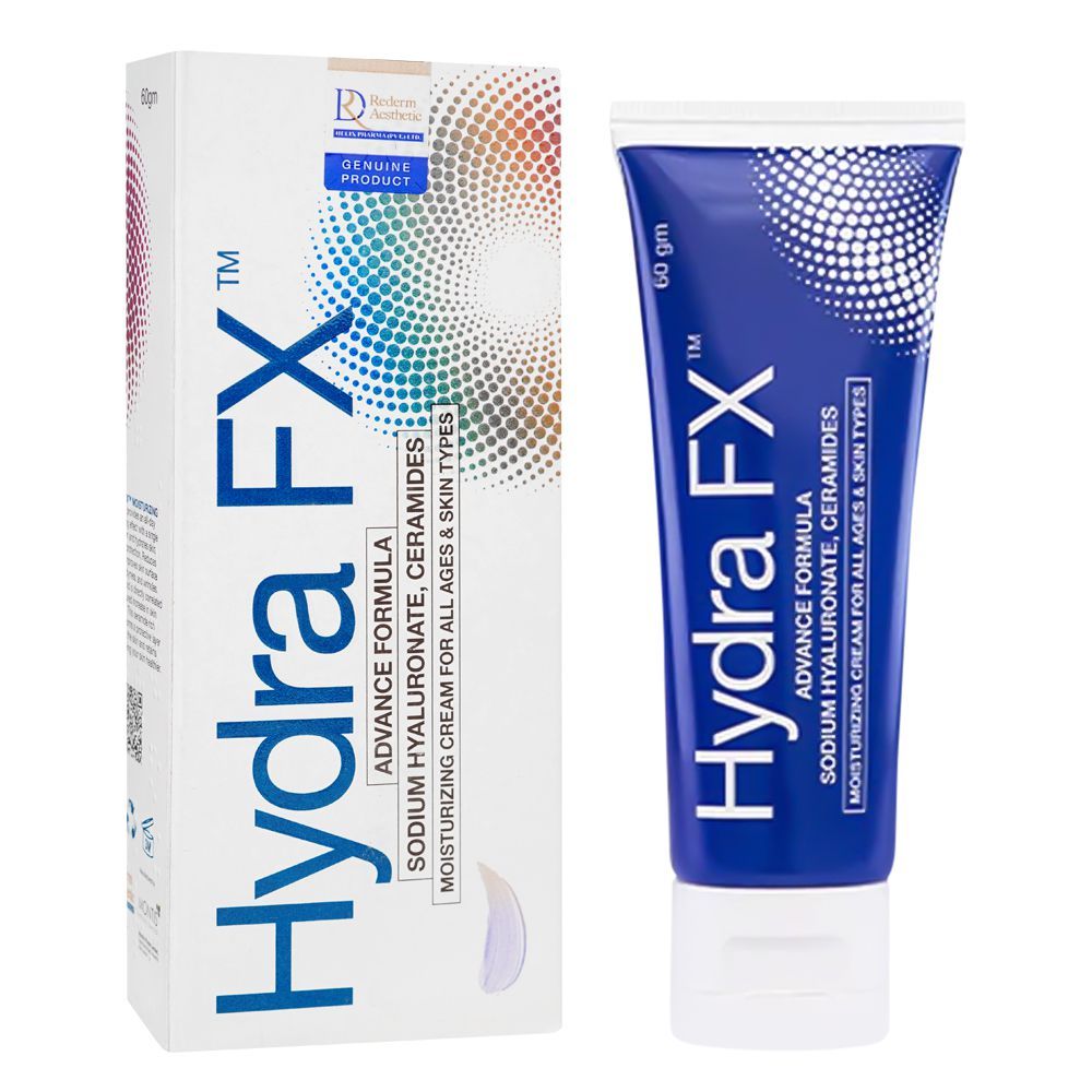 Hydra FX Moisturizing Cream, SPF-30, For Skin Dryness, Collagen Damage and Sun Burn, 60g - Front View