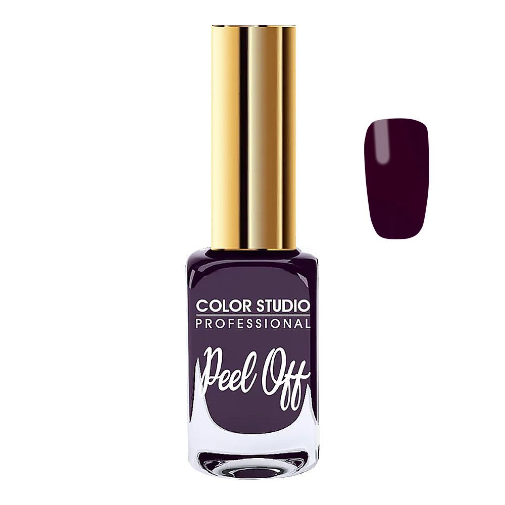 Color Studio Peel Off Water Based Nail Polish, 10ml, No. 14 - Front View