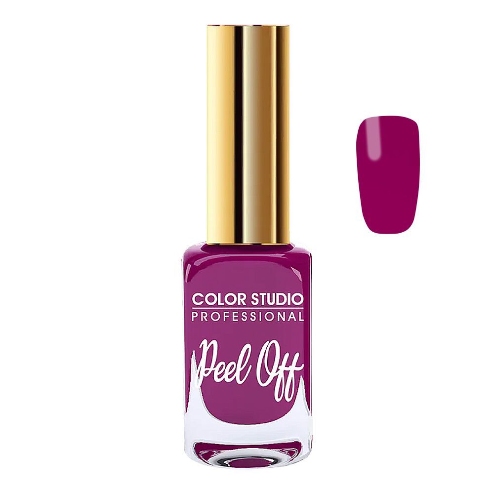 Color Studio Peel Off Water Based Nail Polish, 10ml, No. 15 - Front View