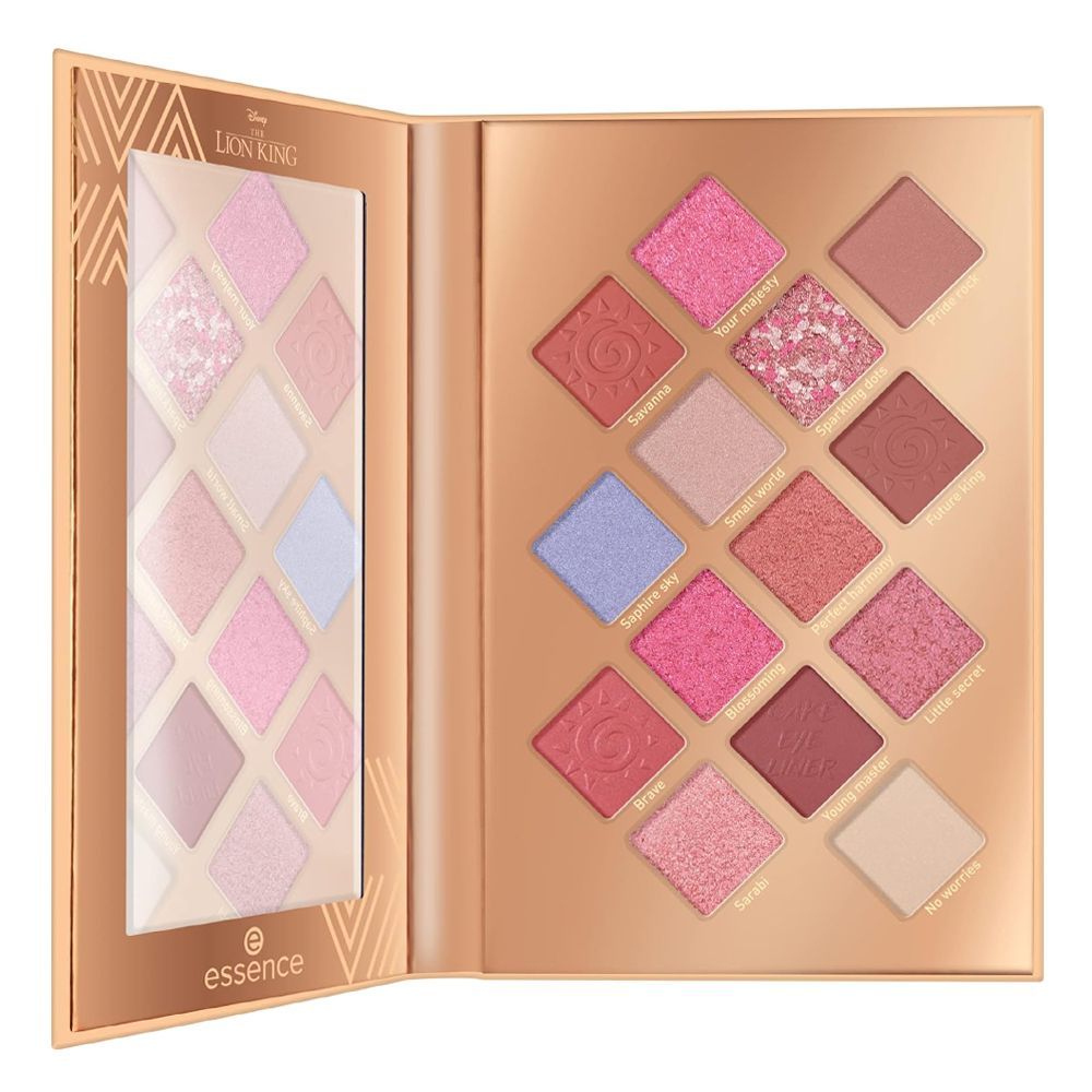 Essence Disney The Lion King Eyeshadow Palette, 14 Shades, 02 Strong From Sunrise To Sunset - Front View