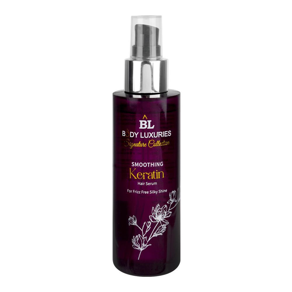 Body Luxuries Signature Collection Smoothing Keratin Hair Serum, For Frizzy Hair, 120ml - Front View