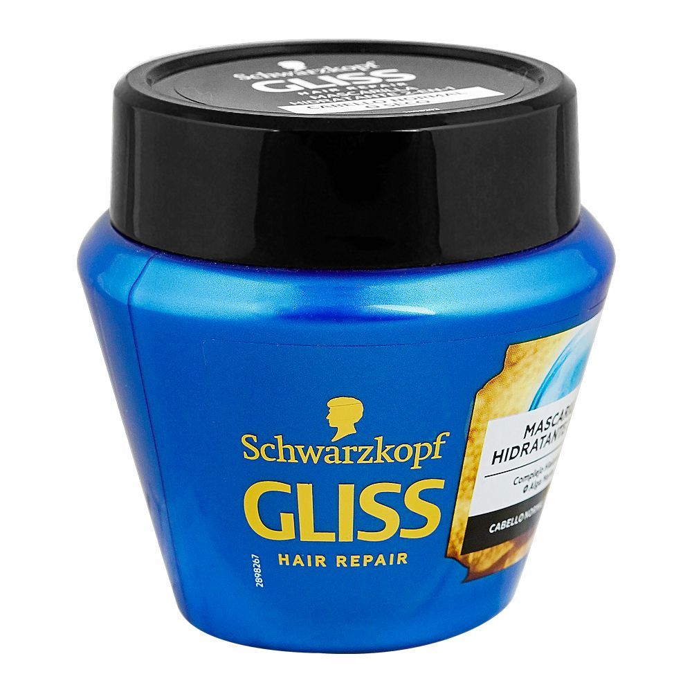 Schwarzkopf Gliss Moisturizing Repair 2 In 1 Hair Mask, For Normal To Dry Hair, 300ml - Front View