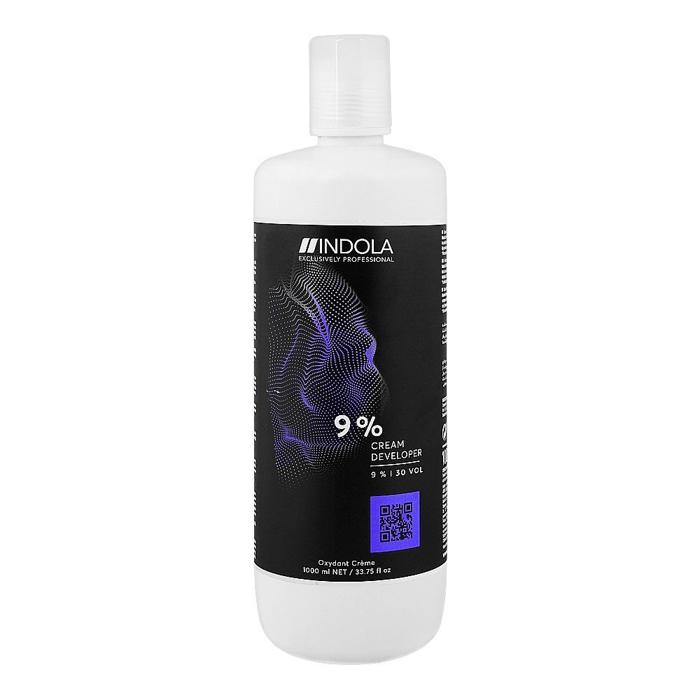 Indola Cream Developer 9% 30Vol, 1000ml - Front View