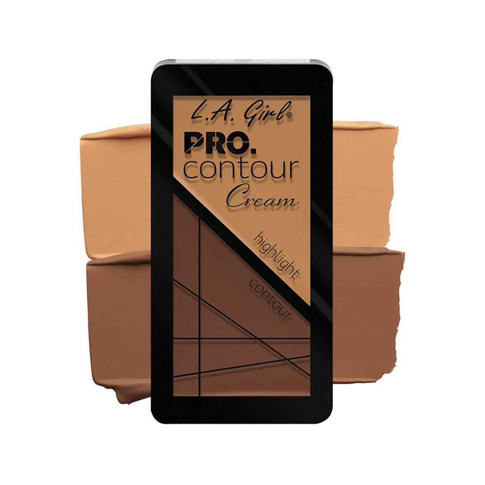 L.A. Girl Pro. Contour Cream, Highlighter & Contour, GCC635 Natural - Front View