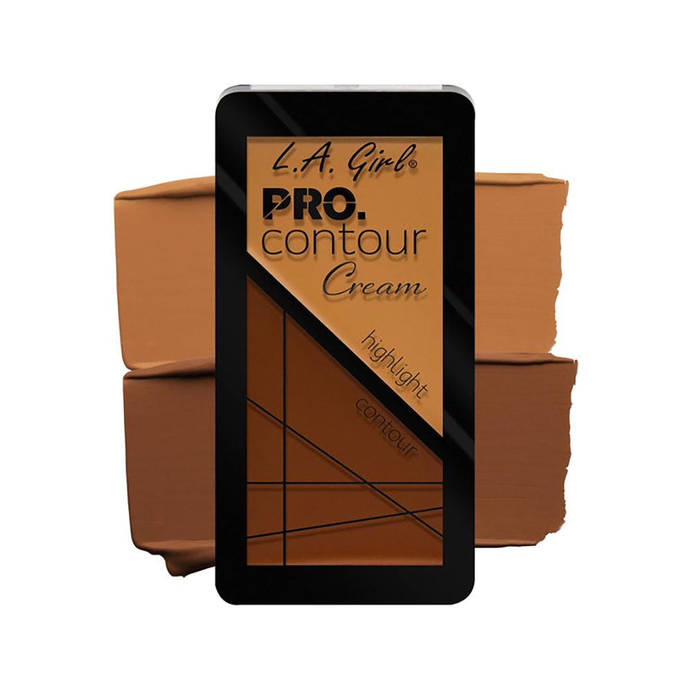 L.A. Girl Pro. Contour Cream, Highlighter & Contour, GCC637 Tan - Front View