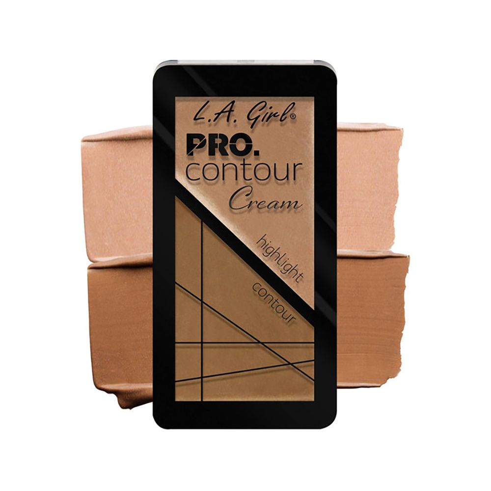 L.A. Girl Pro. Contour Cream, Highlighter & Contour, GCC640 Highlight-Contour - Front View