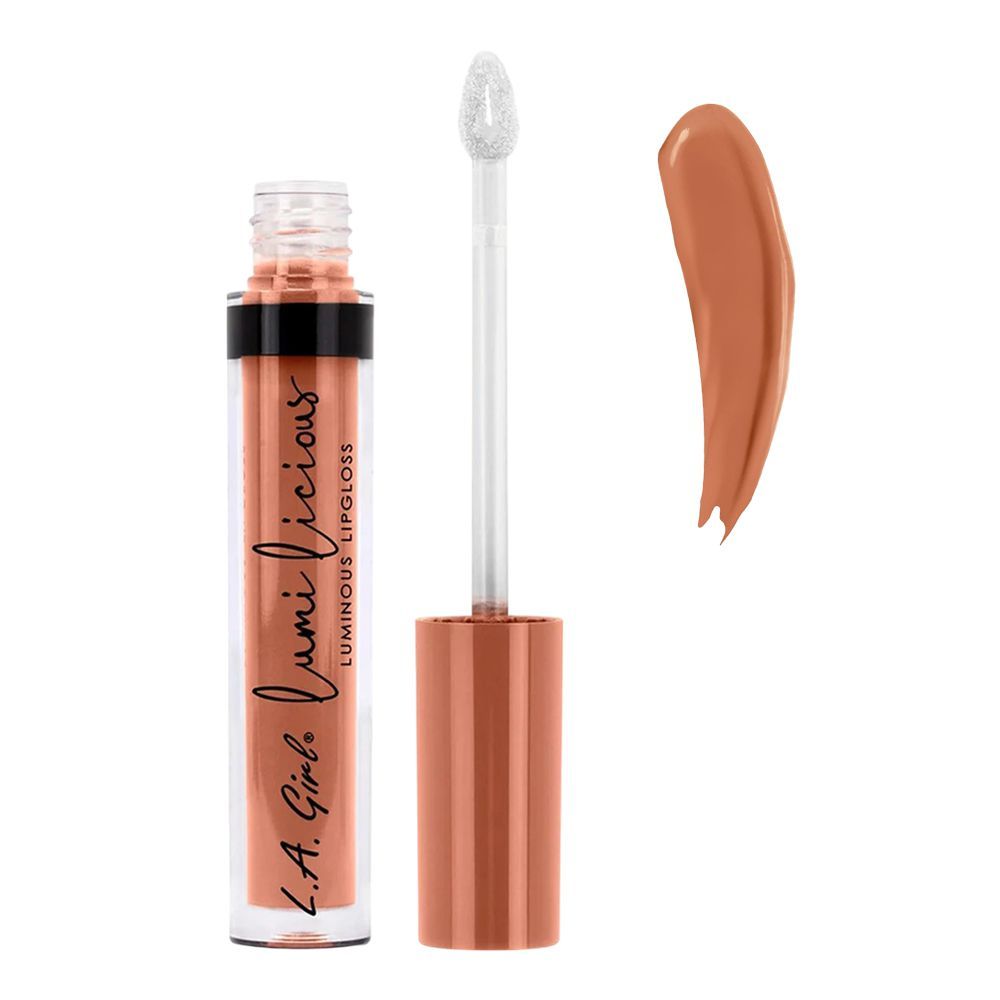 L.A. Girl Lumilicious Luminous Lip Gloss, 3ml, GLG942 Chill - Front View