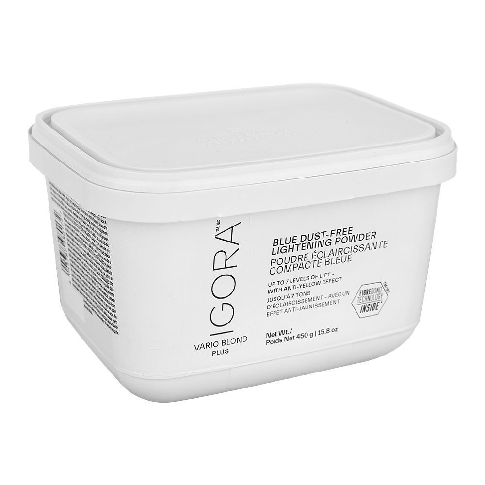 Schwarzkopf Igora Vario Blond Plus Lightening Powder Blue Dust-Free, 450ml - Front View