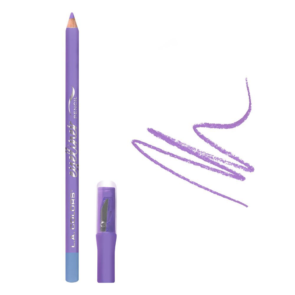 L.A. Colors Eyeliner Pencil With Sharpener, 1.8g, CP624 Purple - Front View