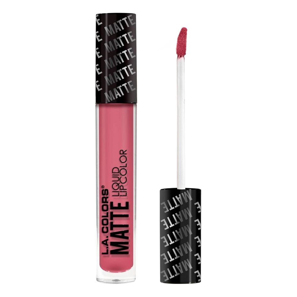 L.A. Colors Matte Lip Color, Liquid Lipstick, CLG414 Pumped - Front View