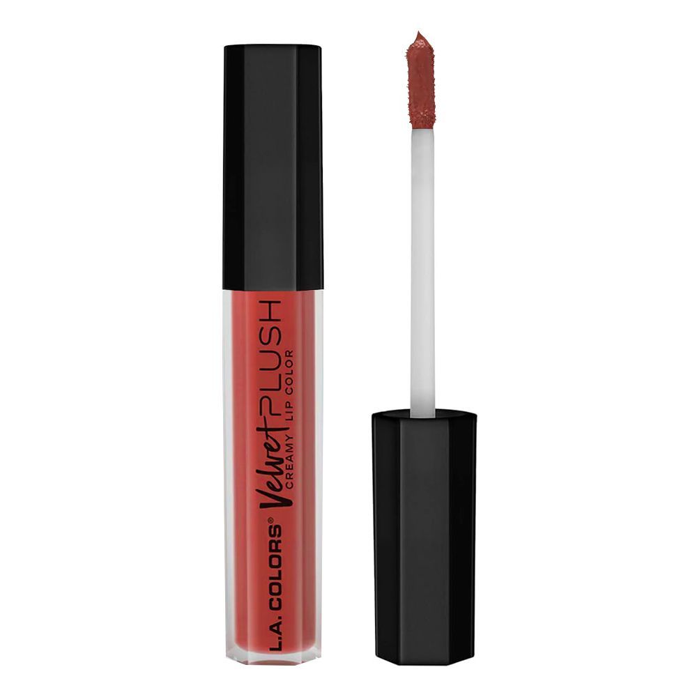 L.A. Colors Velvet Plush Creamy Lip Color, Liquid Lipstick, CLC666 Velour - Front View