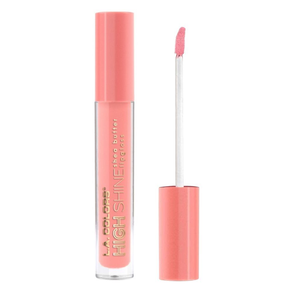 L.A. Colors High Shine Shea Butter Lip Gloss, 4g, CLG933 Baby Cakes - Front View