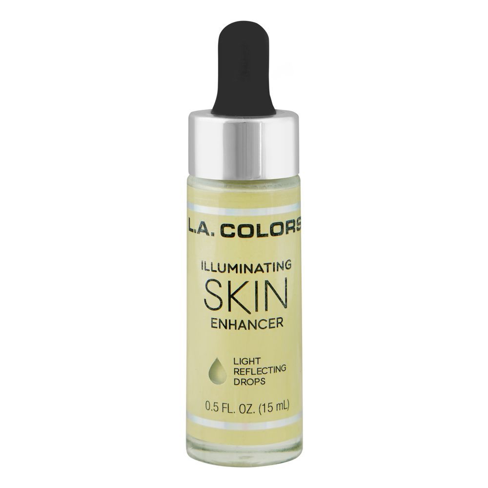 L.A. Colors Illuminating Skin Enhancer Light Reflecting Drops, 15ml, CID242 Liquid Gold - Front View