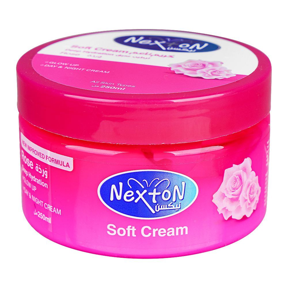 Nexton Rose Soft Cream, 250ml - Front View