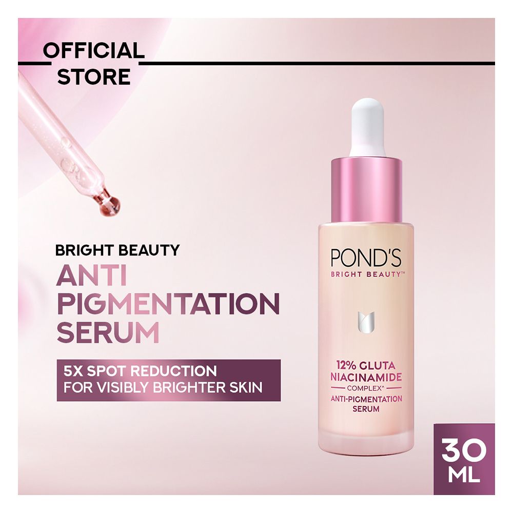 Pond's Bright Beauty 12% Gluta Niacinamide Anti Pigmentation Serum, 30ml - Front View