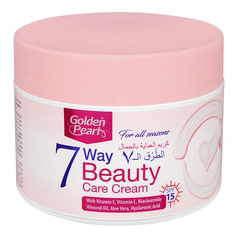 Golden Pearl 7 Way Beauty Care Cream, 200ml - Front View