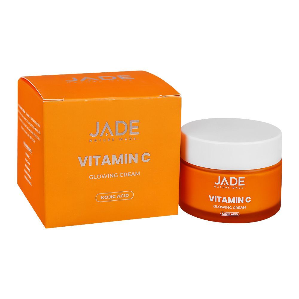 Jade Vitamin C Glowing Cream With Kojic Acid, 50ml - Front View
