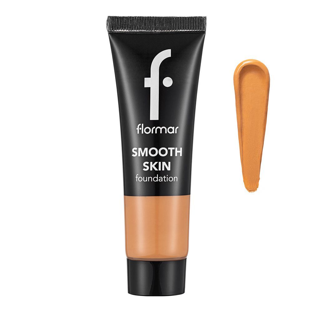 Flormar Smooth Skin Liquid Foundation, 25ml, 007 Golden Natural - Front View