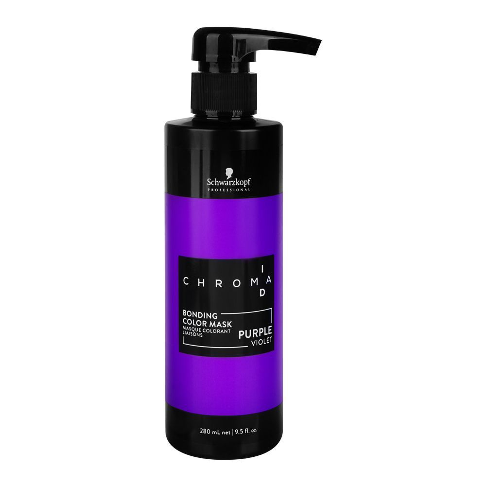 Schwarzkopf Chroma ID Bonding Color Mask, Purple Violet, 280ml - Front View