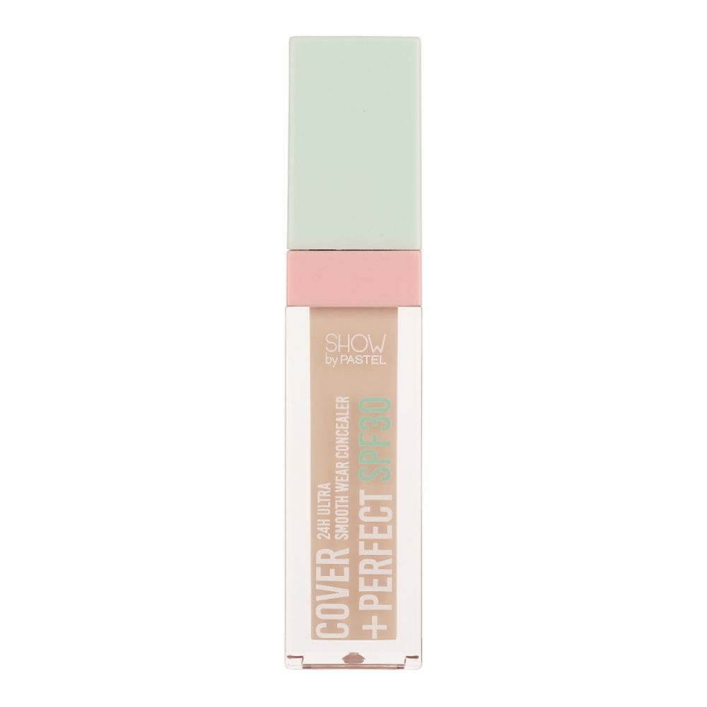 Pastel Cover + Perfect Concealer with SPF30, 24 Hours Ultra Smooth Wear, 7.8ml, 303 Baby Powder - Front View