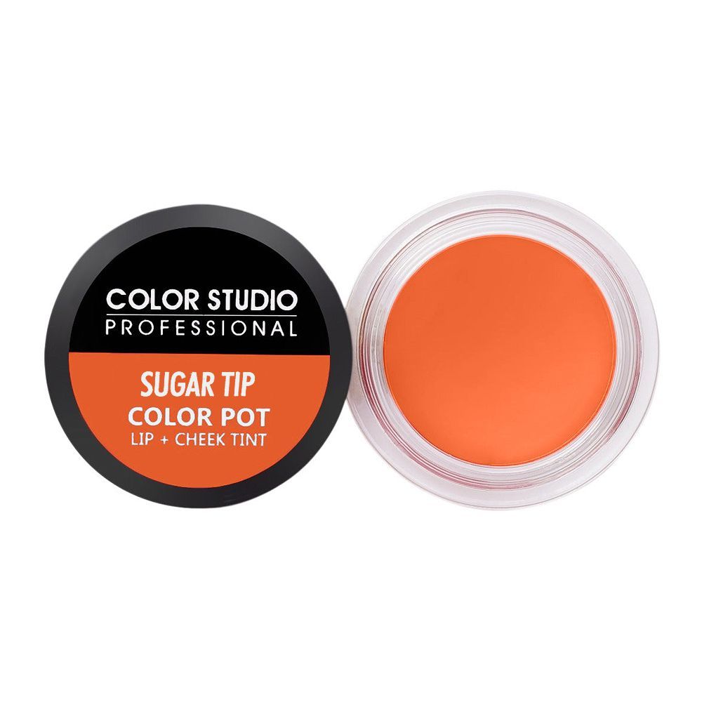 Color Studio Color Pot Lip+Cheek Tint, Sugertip - Front View