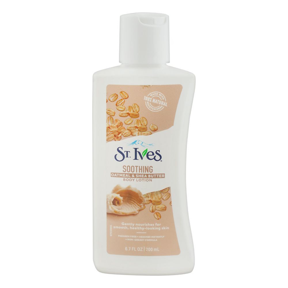 St.Ives Soothing Oatmeal & Shea Butter Body Lotion, 200ml - Front View