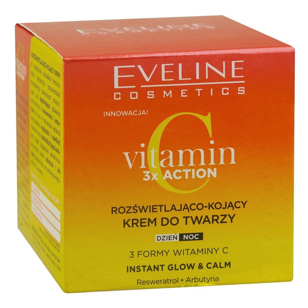 Eveline Vitamin C 3x Action Illuminating Day & Night Face Cream, 50ml - Front View