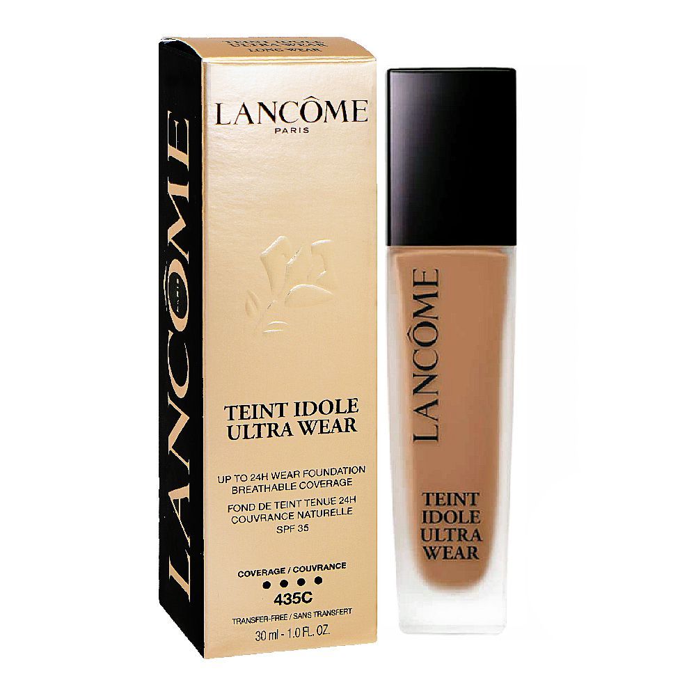 Lancome Teint Idole Ultra Wear Liquid Foundation, Transfer-Free, SPF35, 30ml, 435C 06 Beige Cannelle - Front View