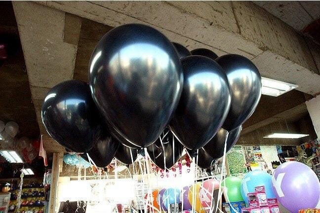 Balloons Metallic Dark Grey 50 - AceCart