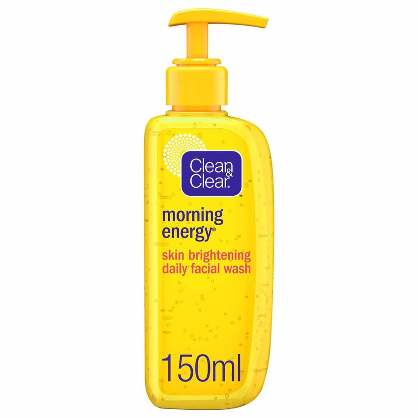 Clean & Clear Morning Energy Skin Brightening Daily Facial Wash, Oil Free, 150ml - Front View