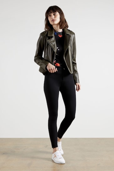 Ted Baker Strenti Skinny Zip Cuff Ponti Jeggings - Stylish Women's Jeggings - Available In Black
