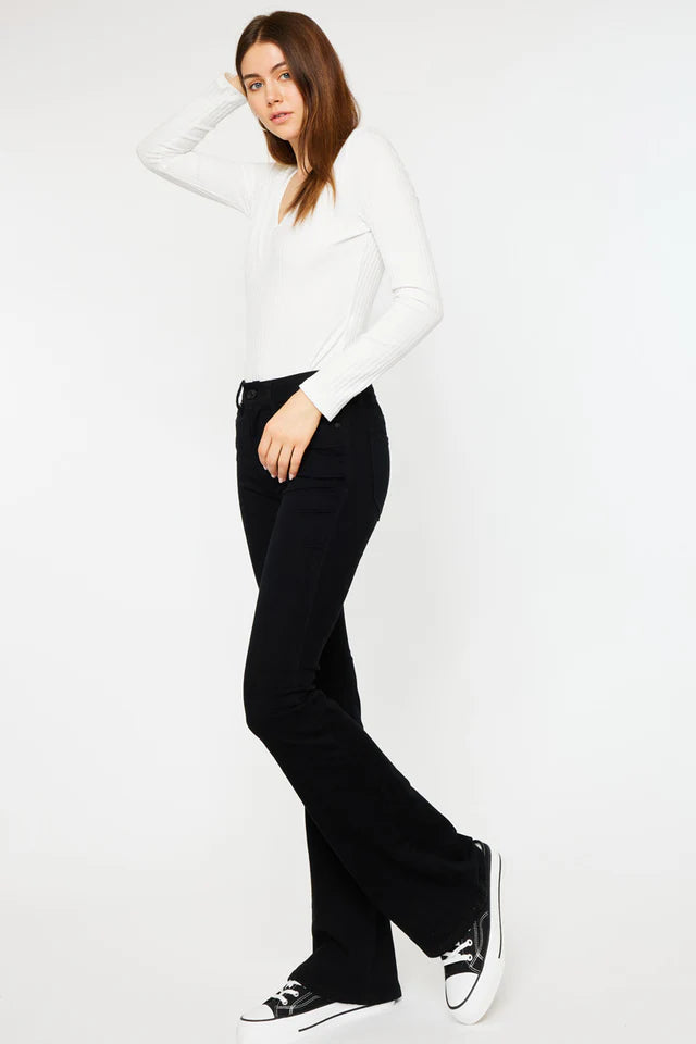 Ilene Mid Rise Flare Jeans