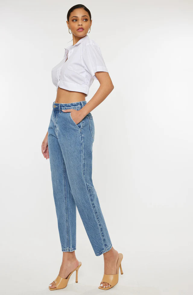 Hartford High Rise Mom Jeans